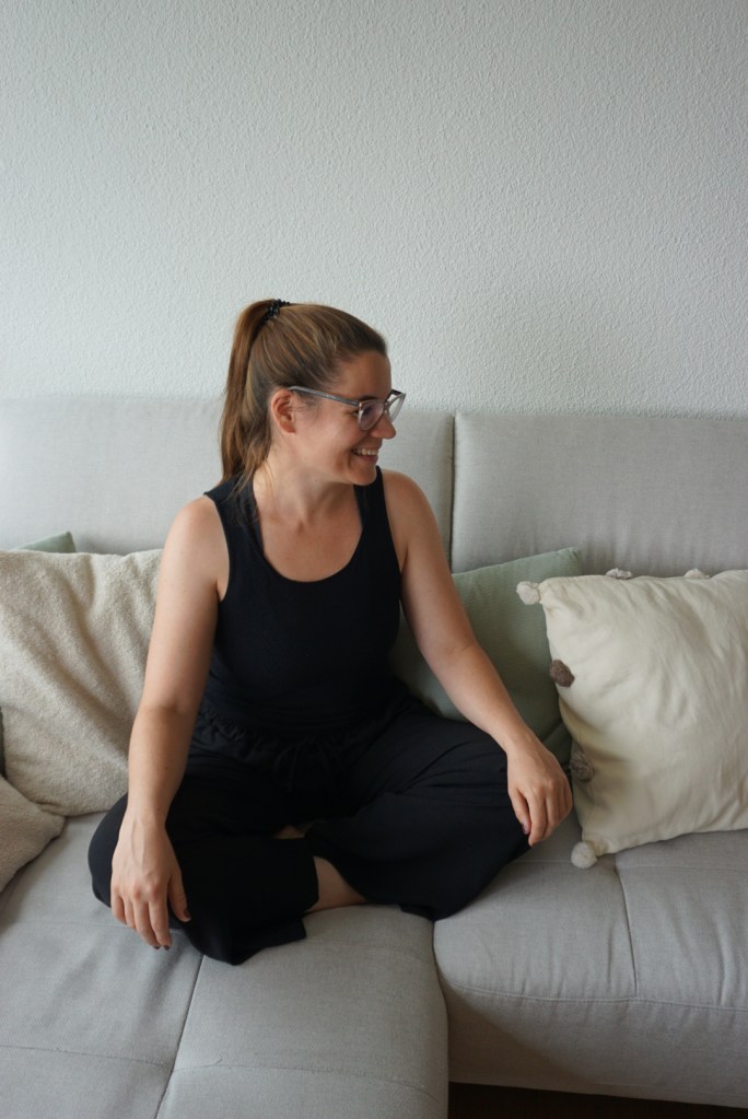 seitliches Portrait von Christa Brumann